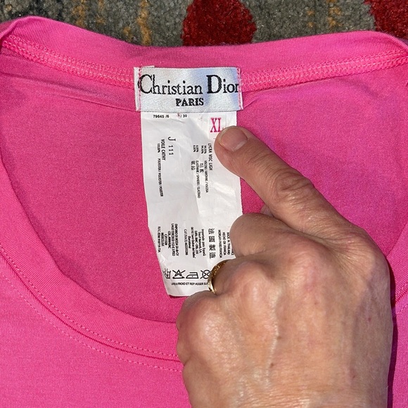 Christian Dior women’s XL  T-shirt/EUC - Picture 2 of 5